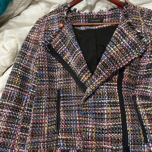 Multi Color Stitch Blazer